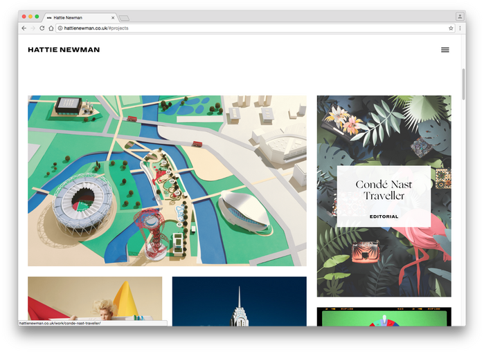 Hattie Newman website 4