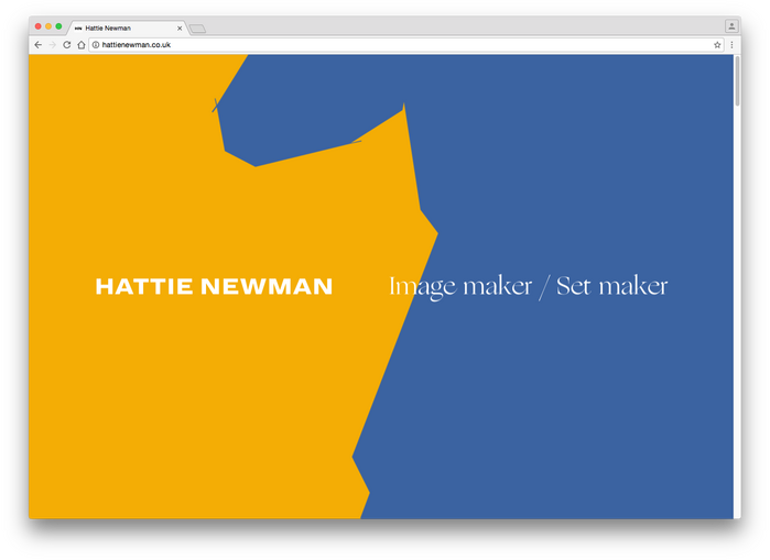 Hattie Newman website 2
