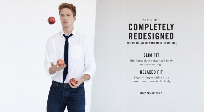 Abercrombie &amp; Fitch website (2016) 3