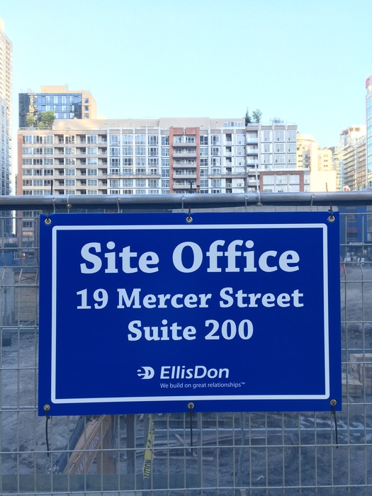 EllisDon construction site signs 3