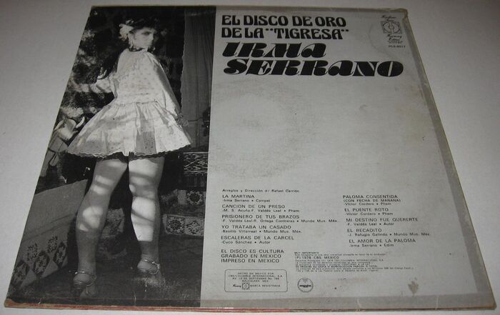 Irma Serrano – El Disco de Oro de la “Tigresa” album art 4