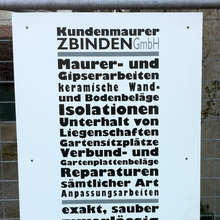 Kundenmaurer Zbinen