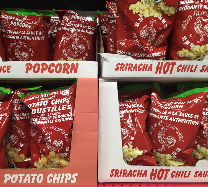 The brand’s product range also extends to potato chips and popcorn.