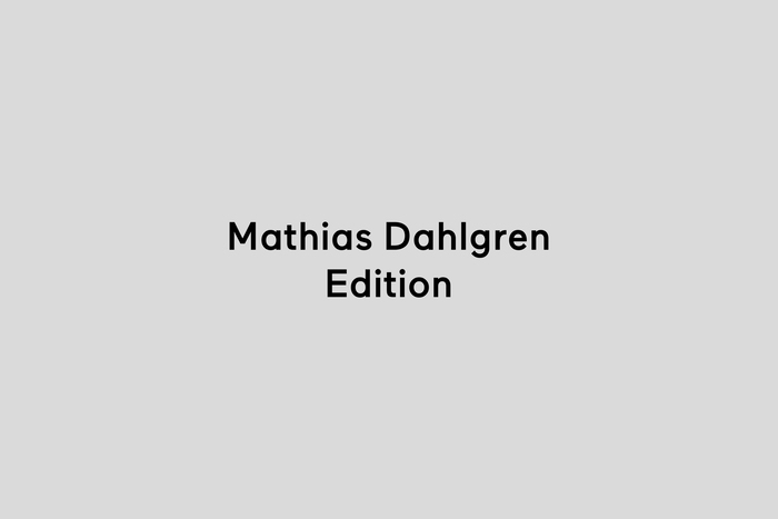 Mathias Dahlgren Edition 1