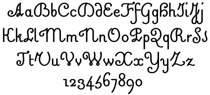 Harold Lohner&rsquo;s digital interpretation Valentin (2006), with smoothed, regularized and re-spaced letterforms.