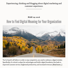 Digital Meaning website