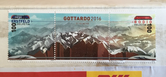 The stamps were spotted by , the typeface’s designer, who proudly comments: “Swiss national pride communicated through FF DIN.”