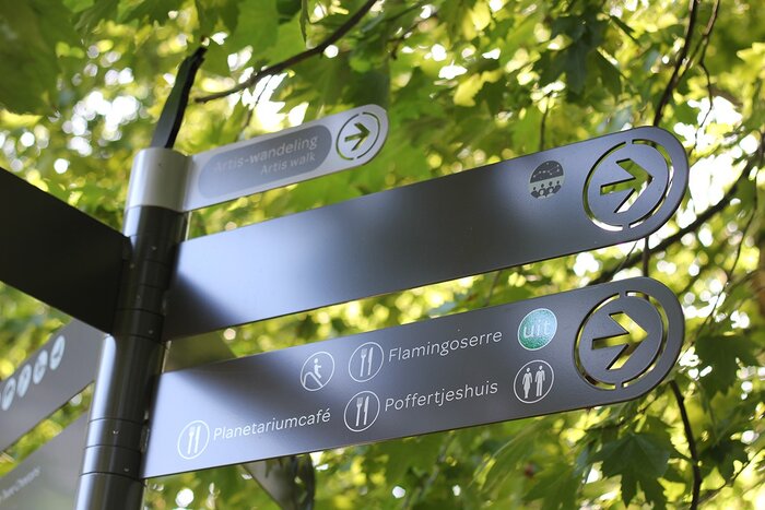 Wayfinding system for Artis — Amsterdam Royal Zoo 4