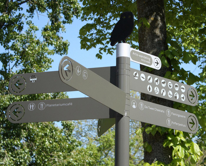 Wayfinding system for Artis — Amsterdam Royal Zoo 1