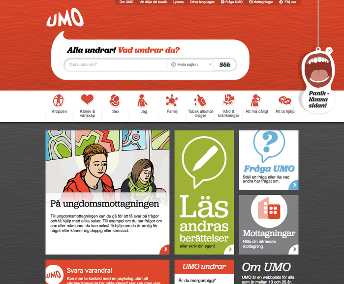 “Everyone wonders! What do you wonder?” — UMO homepage