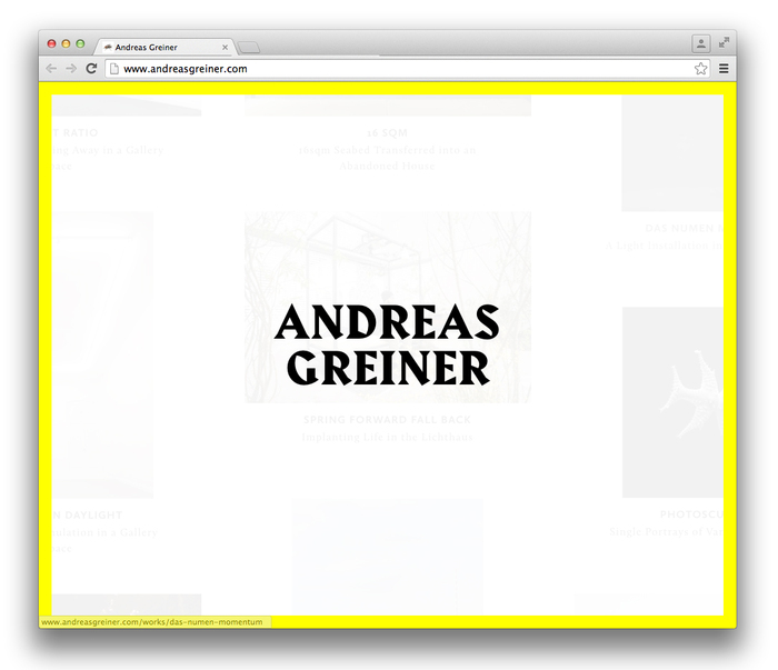 Andreas Greiner website 1