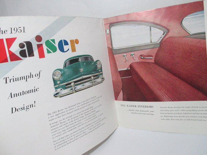 1951 Kaiser ad and brochure 5