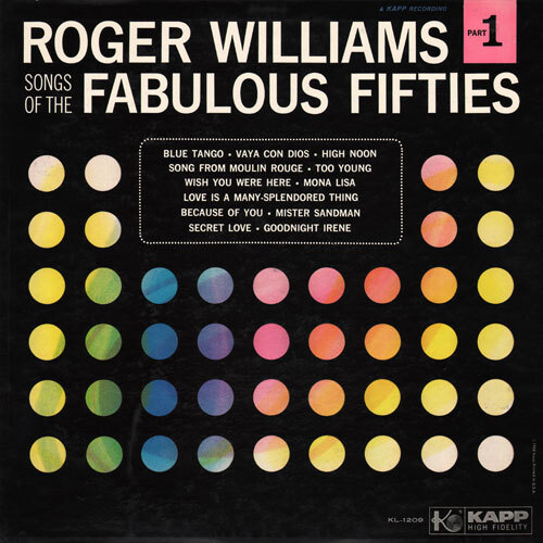 Roger Williams – Songs of the Fabulous Fifties album art