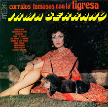 Irma Serrano – <cite>Corridos Famosos con La Tigresa</cite> album cover