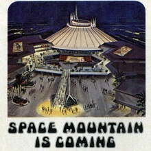 Disneyland ad for Space Mountain