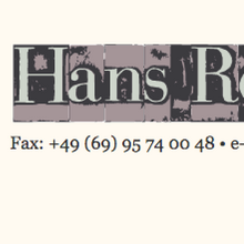 Hans Reichardt’s website