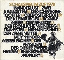 <cite>Schauspiel im ZDF</cite> (1978–83)