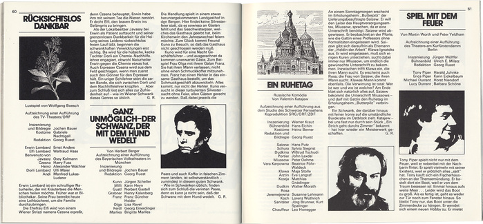 Schauspiel im ZDF (1978–83) 7