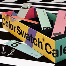 Color Swatch Calendar 2017