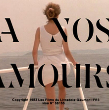 <cite>A Nos Amours</cite> main title