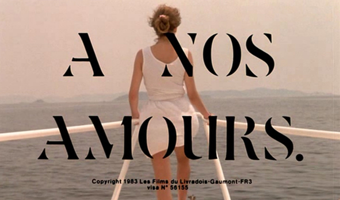 A Nos Amours main title