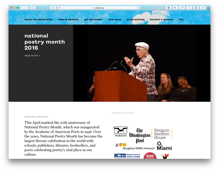 Poets.org (2014 redesign) 4