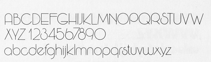 Wexford Light full alphabet.
