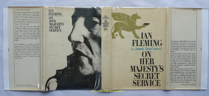 “Part of the so called “Taiwanese Pirate” editions of the Fleming titles. These unofficial copies “borrow” the content and text from UK and US publications (Pan, Cape, Viking, NAL). The dust jacket artwork is a curious mix of elements stolen from the original books and locally designed artwork.” — Collecting Fleming