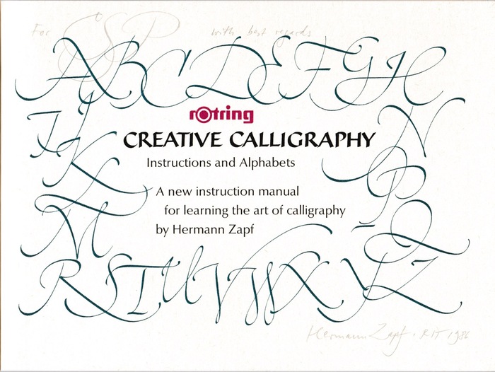 Rotring Creative Calligraphy manual 1
