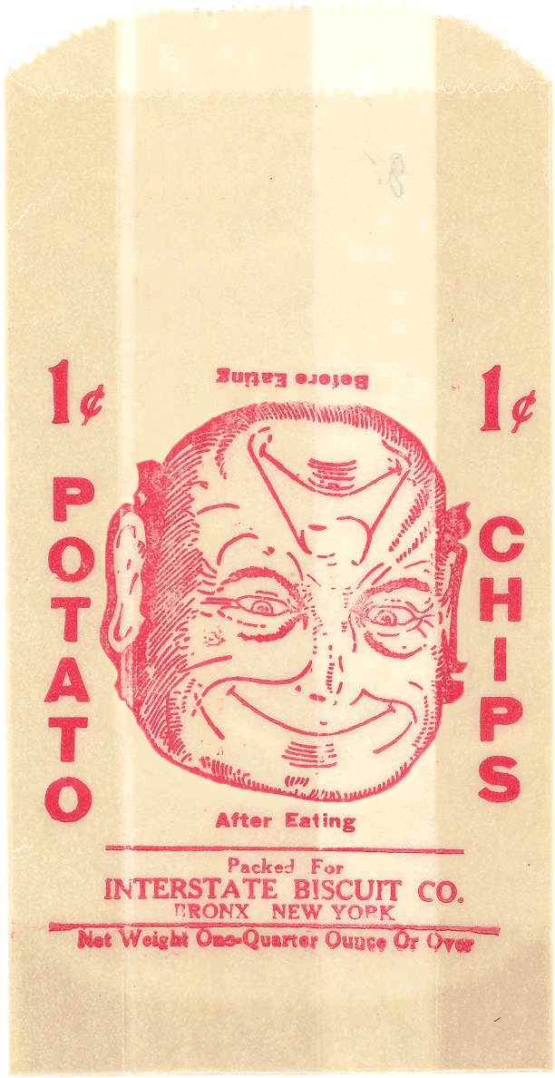 Potato Chips bag from Interstate Biscuit Co. 1