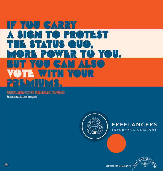Freelancers Union subway ads 2