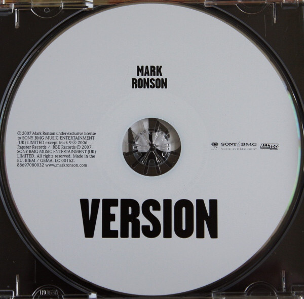 Mark Ronson – Version album art &amp; marketing 3