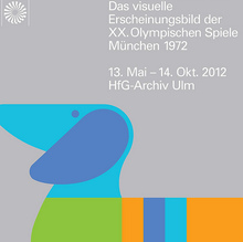 Poster for Exhibition about the Corporate Design Olympic Games Munich