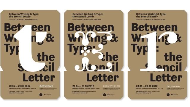 Between Writing &amp; Type exhibition 1