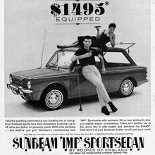 1964 Sunbeam Imp Sportsedan ad