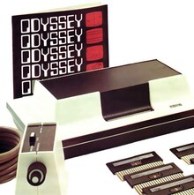 Magnavox Odyssey game console, logo, packaging