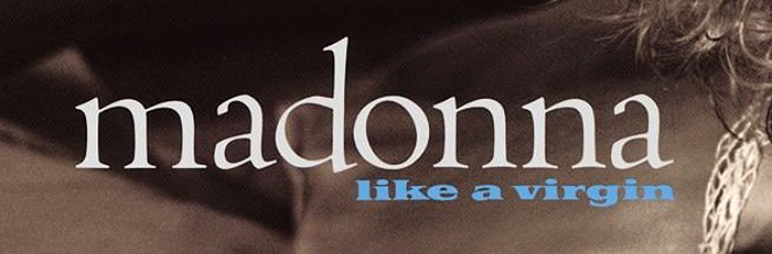 Madonna – Like A Virgin album art 2