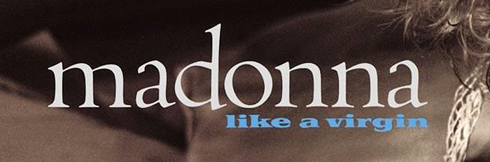 Madonna &ndash; Like A Virgin album art 2