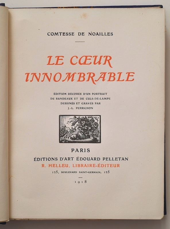 Le Cœur innombrable by Anna de Noailles