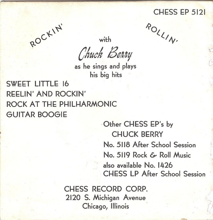 Chuck Berry – Sweet Little Sixteen EP 2