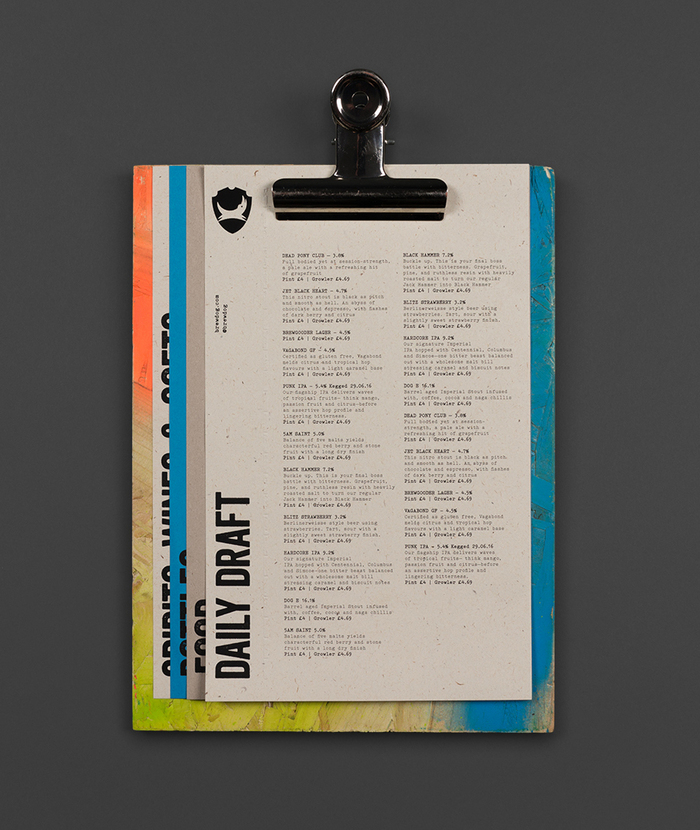 BrewDog Menus 3