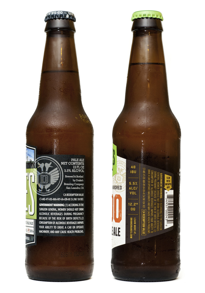 Drake’s Brewing Co. label redesign 2