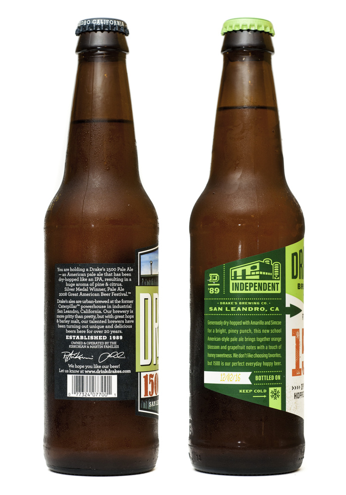 Drake’s Brewing Co. label redesign 3