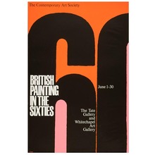 <cite>British Painting in the Sixties</cite> poster