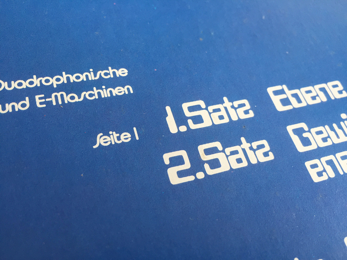 Text on the inside of the front cover is set in Churchward Design 70 and Data 70. Both fonts are rounded by adding some weight.