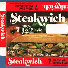 Steakwich packaging