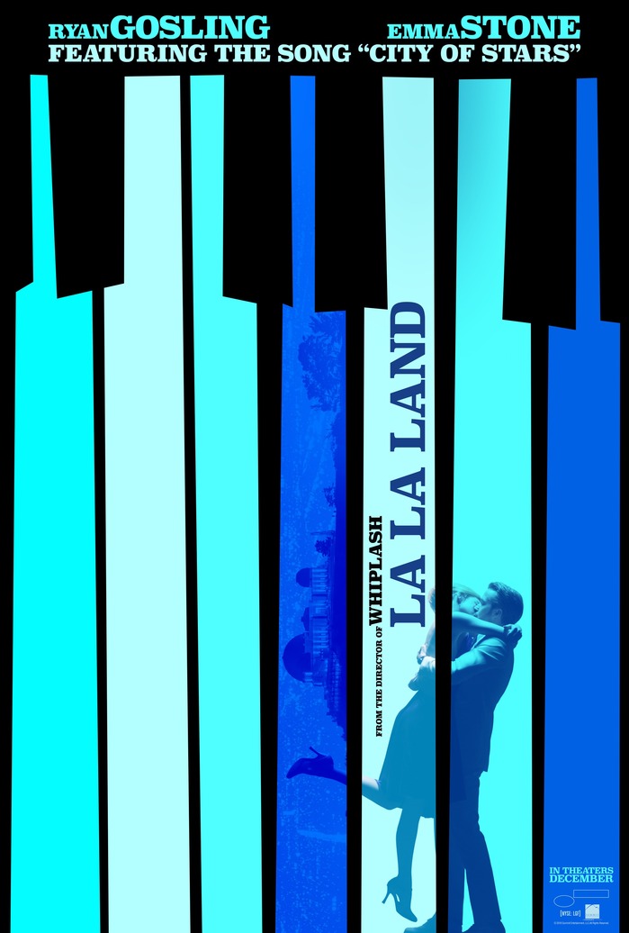 Another alternative poster featuring Ray Larabie’s Superclarendon. See more posters for La La Land on the LA website and on IMP Awards.
