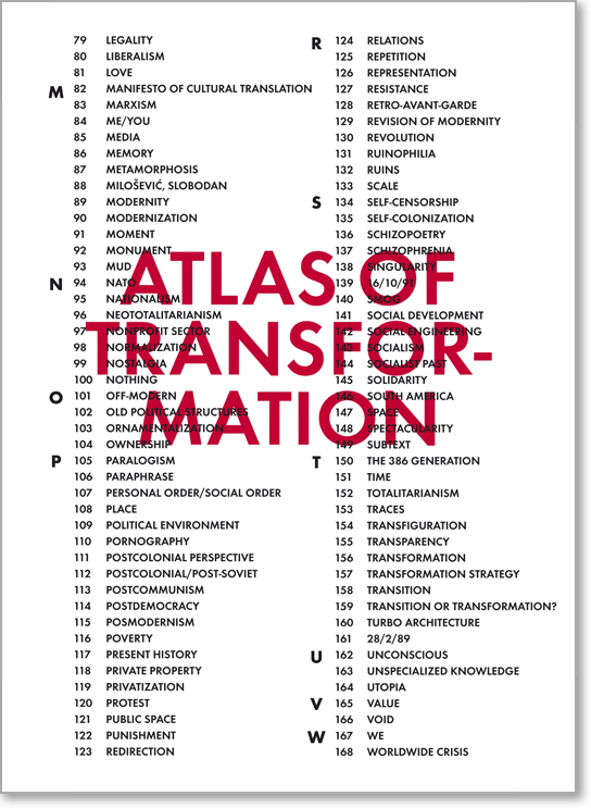 Atlas of Transformation 1