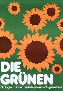 “Die Grünen” poster, 1983