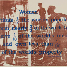 See Red poster: women’s work